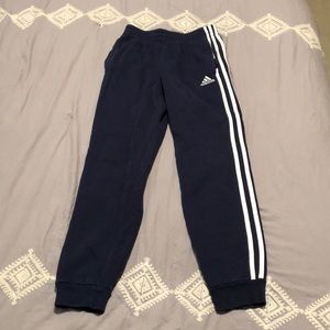 navy blue boys adidas joggers